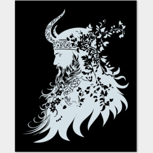 Ornate Viking Warrior – Norse Mythology Meets Art Posters and Art
