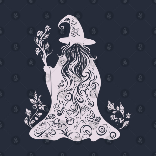 Mystical Floral Wizard – Magic & Nature Collide by TuncGK