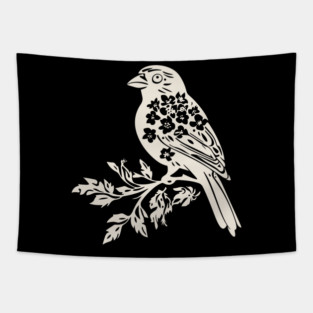 Floral Sparrow – Nature’s Little Songbird Tapestry