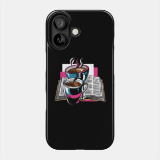 Book Lover's Coffee Break Phone Case