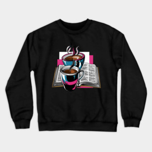 Book Lover's Coffee Break Crewneck Sweatshirt