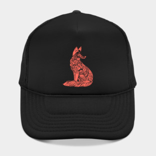 Floral Fox – Clever & Beautiful Woodland Art Hat