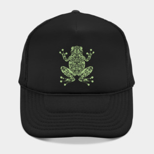 Botanical Frog – Nature’s Little Hopper in Style Hat