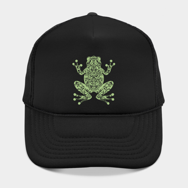 Botanical Frog – Nature’s Little Hopper in Style by TuncGK