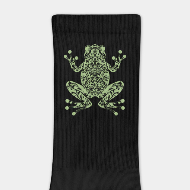 Botanical Frog – Nature’s Little Hopper in Style by TuncGK