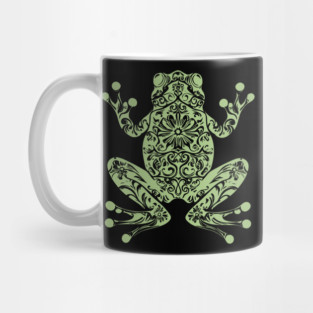 Botanical Frog – Nature’s Little Hopper in Style Mug