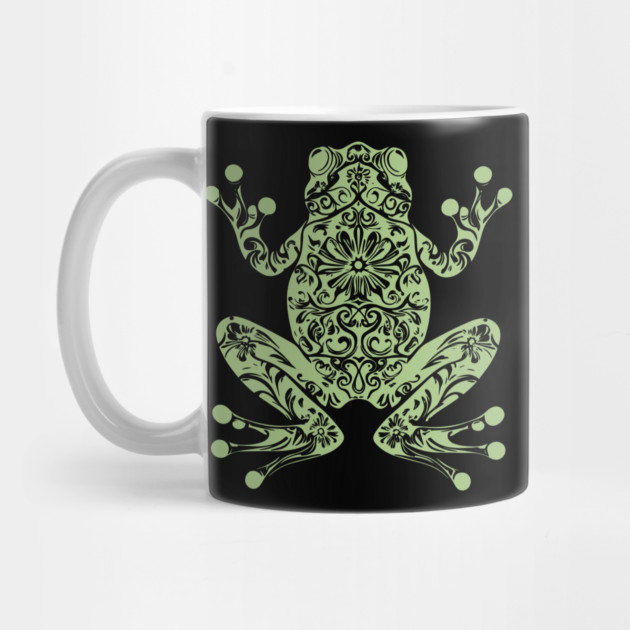 Botanical Frog – Nature’s Little Hopper in Style by TuncGK