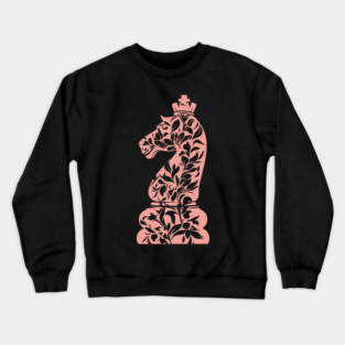 Ornate Chess Knight – Strategy Meets Art Crewneck Sweatshirt