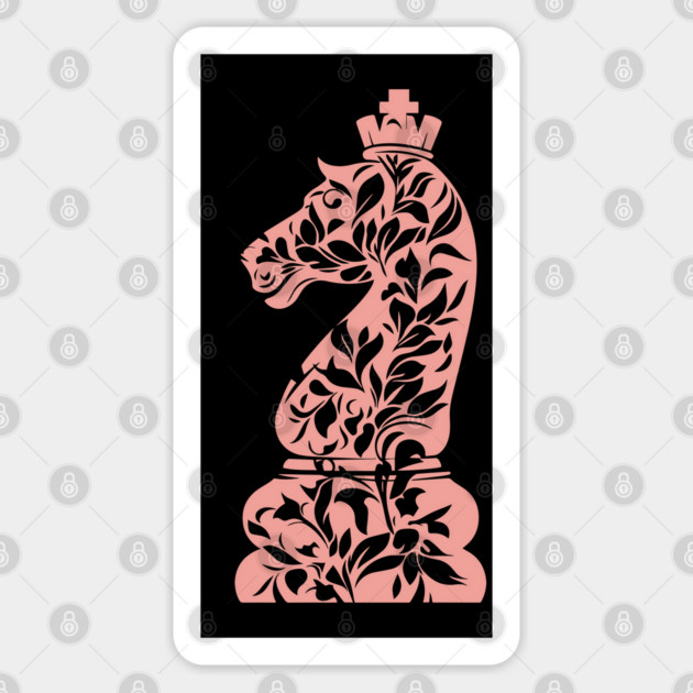 Ornate Chess Knight – Strategy Meets Art Sticker by TuncGK