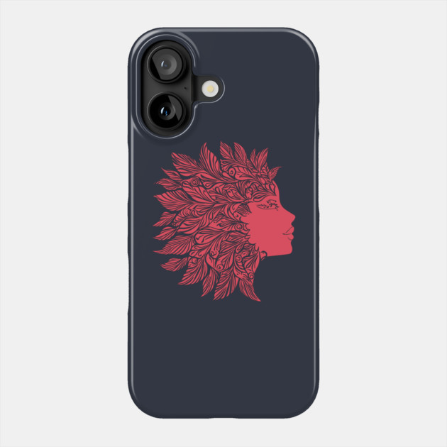 Floral Medusa – Greek Mythology With a Twist Phone Case by TuncGK