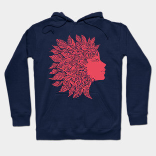 Floral Medusa – Greek Mythology With a Twist Hoodie