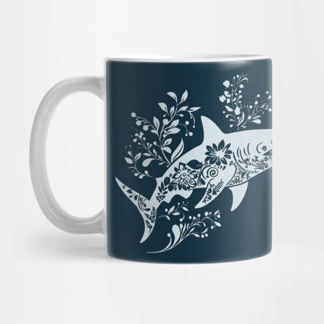 Floral Shark – Fierce Meets Elegant by TuncGK