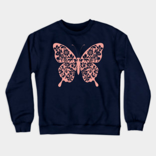 Floral Butterfly – Nature’s Most Delicate Masterpiece Crewneck Sweatshirt