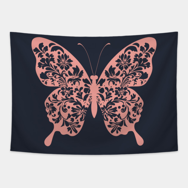 Floral Butterfly – Nature’s Most Delicate Masterpiece Tapestry by TuncGK