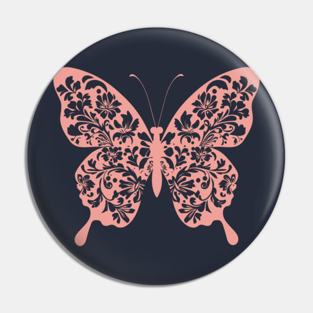 Floral Butterfly – Nature’s Most Delicate Masterpiece Pin by TuncGK