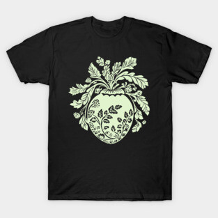 Floral Acorn – Small But Mighty Woodland Charm T-Shirt
