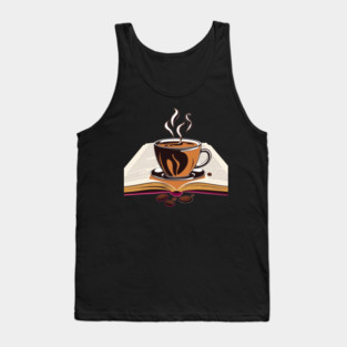 Coffee break with Books and Bliss Tank Top
