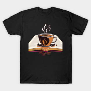Coffee break with Books and Bliss T-Shirt