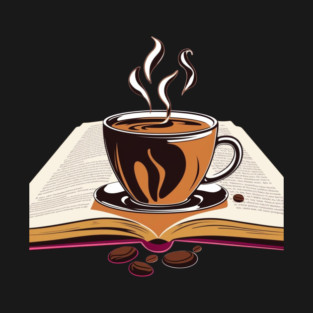 Coffee break with Books and Bliss T-Shirt
