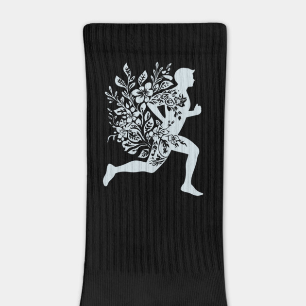 Floral Running Man – Strength, Motion & Nature Combined by TuncGK