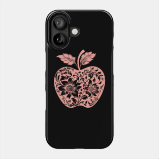 Floral Apple – Aesthetic Fruit with Artistic Touch Phone Case