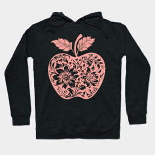 Floral Apple – Aesthetic Fruit with Artistic Touch Hoodie