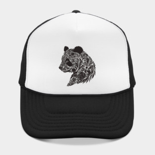 Floral Panda – The Cutest Bear Meets Botanical Elegance Hat