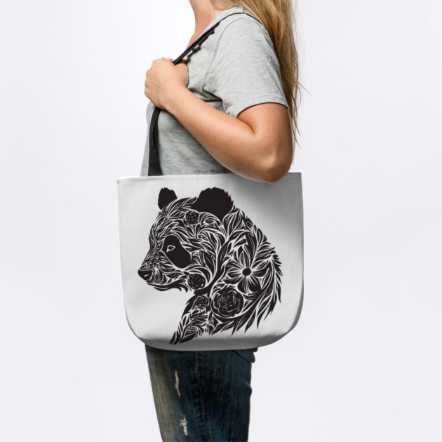 Floral Panda – The Cutest Bear Meets Botanical Elegance by TuncGK