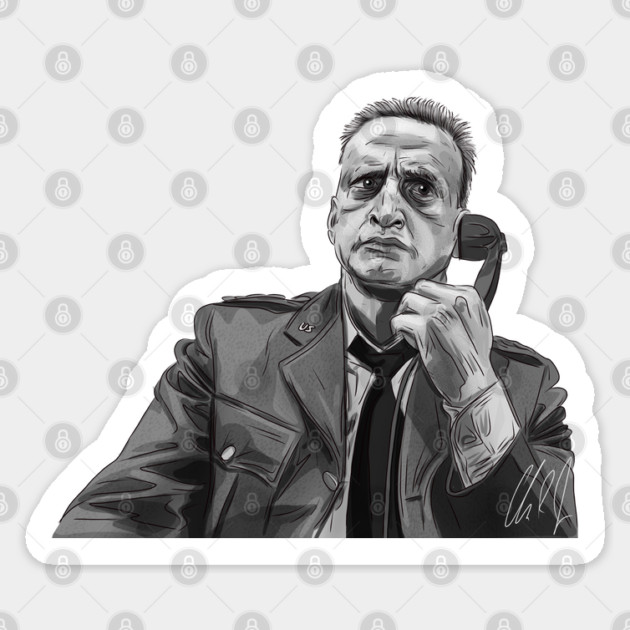 Dr. Strangelove: "Buck" Turgidson Sticker by 51Deesigns
