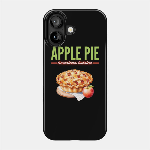 Homemade Apple Pie American Diner Food Vintage Artwork Phone Case by TuncGK