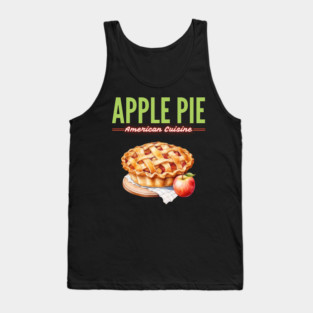 Homemade Apple Pie American Diner Food Vintage Artwork Tank Top