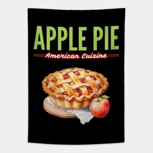 Homemade Apple Pie American Diner Food Vintage Artwork Tapestry