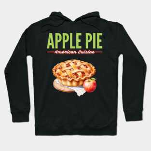 Homemade Apple Pie American Diner Food Vintage Artwork Hoodie