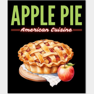 Homemade Apple Pie American Diner Food Vintage Artwork Posters and Art