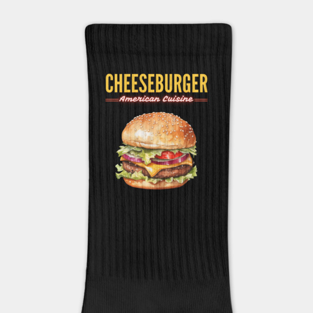 Juicy Cheeseburger American Diner Classic Vintage Design by TuncGK