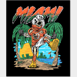 Miami Skeleton Posters and Art
