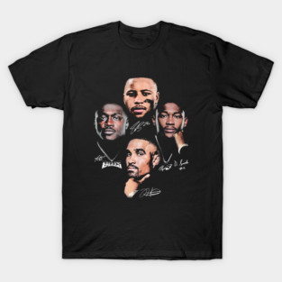 Saquon Barkley, Jalen Hurts, A. J. Brown & DeVonta Smith Records T-Shirt