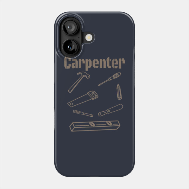 Carpenter Phone Case by DonWillisJrArt