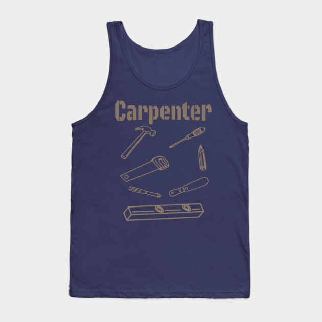 Carpenter Tank Top by DonWillisJrArt