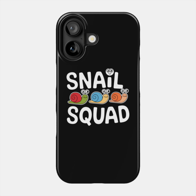 Snail Squad! Phone Case by MakerMind8.2