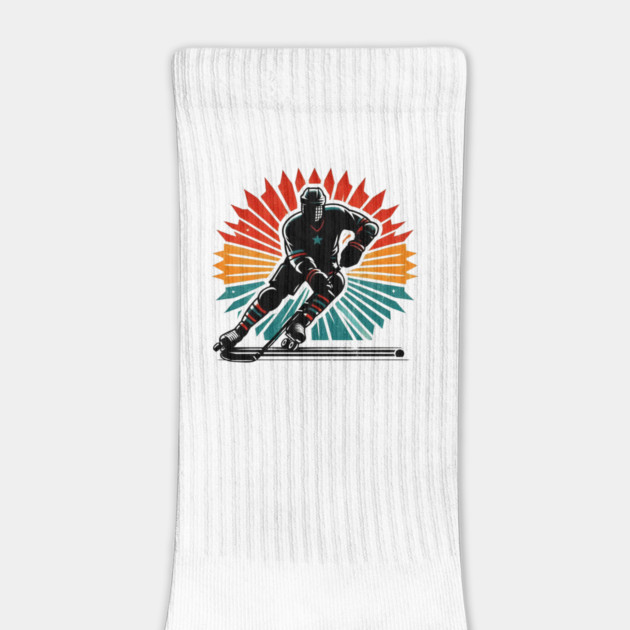 Retro Roller Hockey – Vintage Style Action Silhouettes by Ben's Store 1