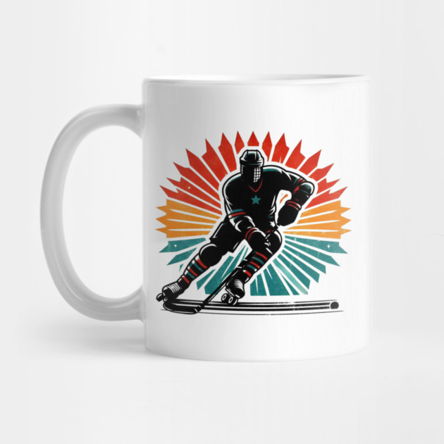 Retro Roller Hockey – Vintage Style Action Silhouettes by Ben's Store 1