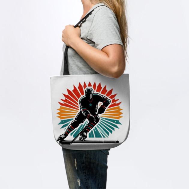 Retro Roller Hockey – Vintage Style Action Silhouettes by Ben's Store 1