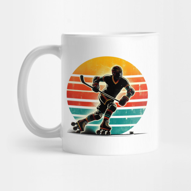 Retro Roller Hockey – Vintage Style Action Silhouettes by Ben's Store 1