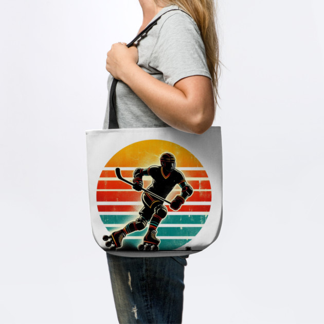 Retro Roller Hockey – Vintage Style Action Silhouettes by Ben's Store 1