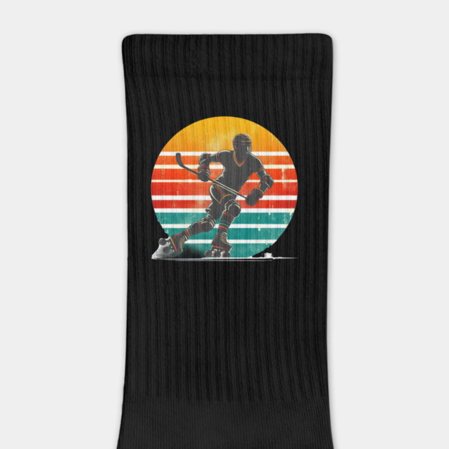 Retro Roller Hockey – Vintage Style Action Silhouettes by Ben's Store 1