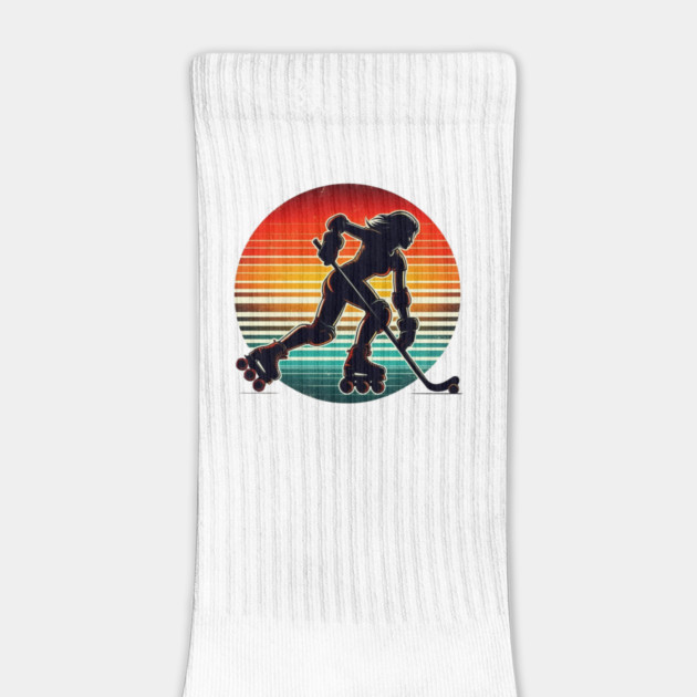 Retro Roller Hockey – Vintage Style Action Silhouettes by Ben's Store 1