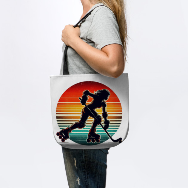 Retro Roller Hockey – Vintage Style Action Silhouettes by Ben's Store 1