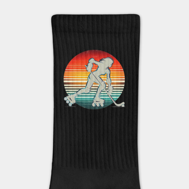 Retro Roller Hockey – Vintage Style Action Silhouettes by Ben's Store 1