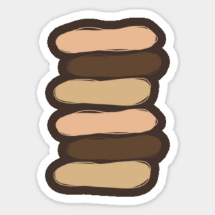 Boho Earthy Tones Abstract Palette Magnet